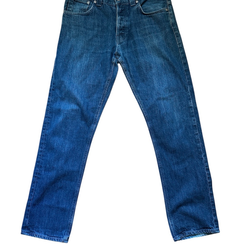 Nudie Jeans Blue Straight Fit Denim